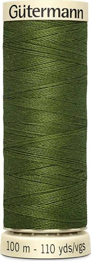 GUTERMANN---100mt---FILO-PER-CUCITO-100%-POLIESTERE---COLORE-VERDE-PINO-585