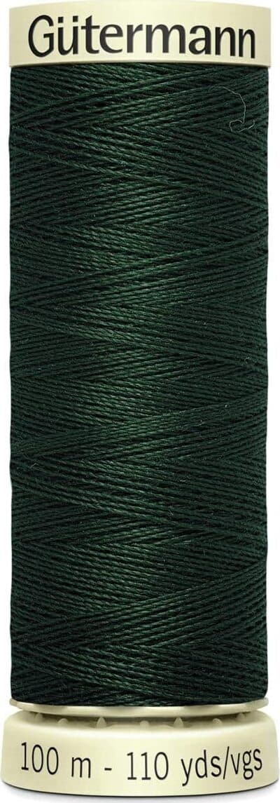GUTERMANN---100mt---FILO-PER-CUCITO-100%-POLIESTERE---COLORE-VERDE-SPINACI-472
