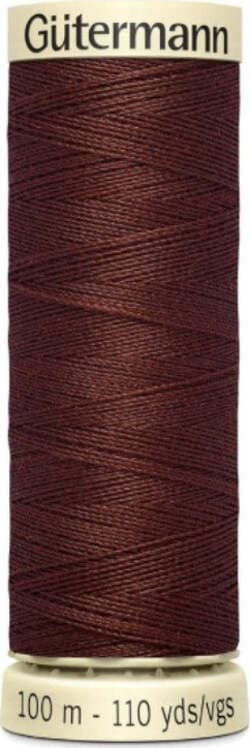 GUTERMANN---100mt---FILO-PER-CUCITO-100%-POLIESTERE---COLORE-VIN-BRULE'-230
