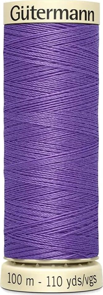 GUTERMANN---100mt---FILO-PER-CUCITO-100%-POLIESTERE---COLORE-VIOLA-LAVANDA-391