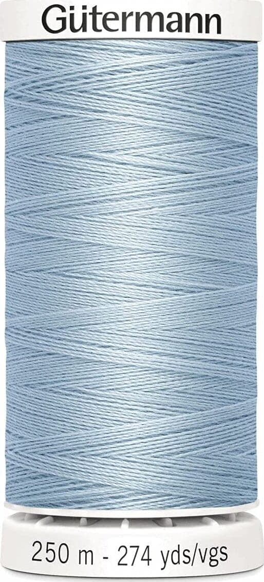 GUTERMANN - 250mt - FILO PER CUCITO 100% POLIESTERE - COLORE BLU POLVERE 75