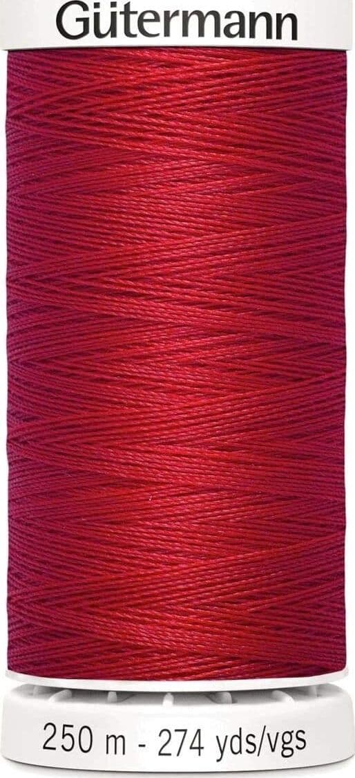 GUTERMANN---250mt---FILO-PER-CUCITO-100%-POLIESTERE---COLORE-ROSSO-CREMISI-156