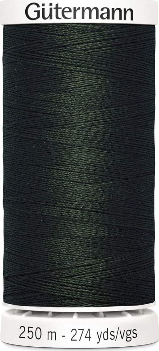 GUTERMANN---250mt---FILO-PER-CUCITO-100%-POLIESTERE---COLORE-VERDE-COCCODRILLO-304