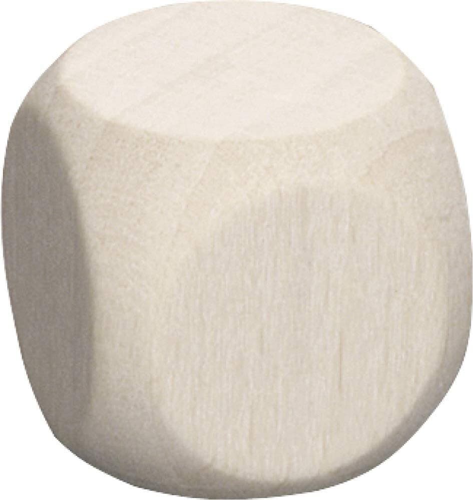 GUTERMANN - 3 PEZZI - DADI IN LEGNO 25MM - COLORE LEGNO NATURALE