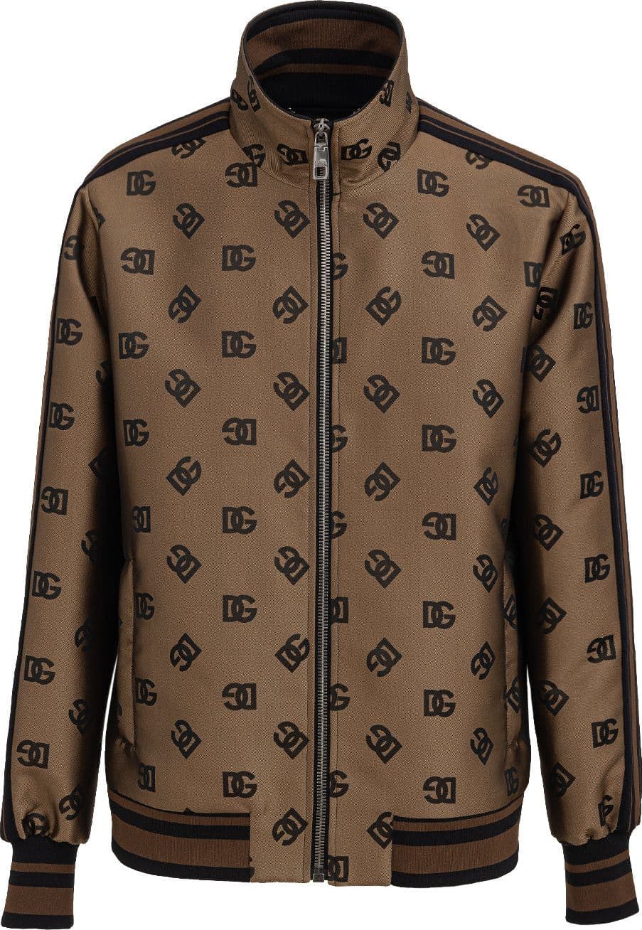 Dolce & Gabbana Giubbino con zip all over logo da uomo in Giacche Drestige - Casamassima, commercioVirtuoso.it