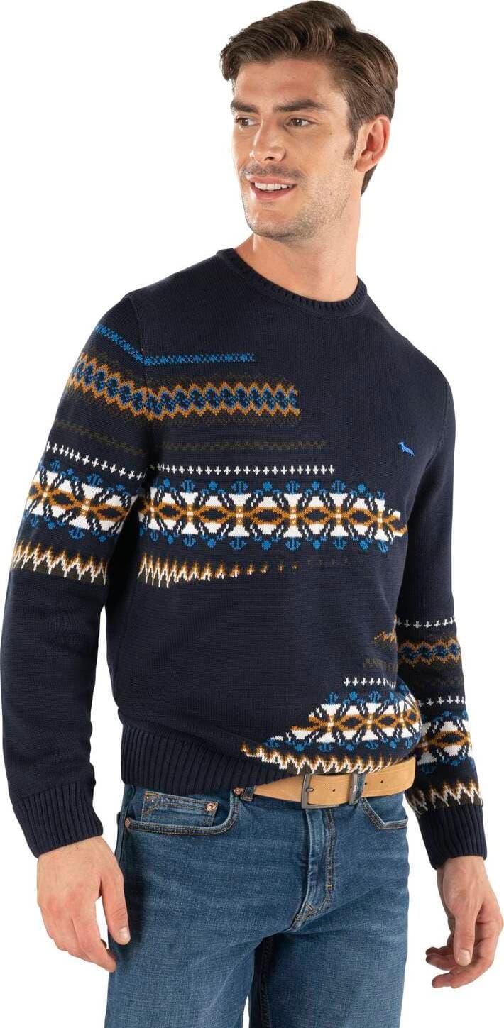 Harmont-&-Blaine-Maglie-Blu-da-uomo
