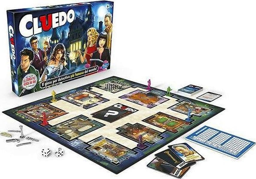 Hasbro Gaming - Cluedo, Gioco In Scatola, +8 Anni in Giochi con tessere Cartoleria Deja Vu - Crotone, commercioVirtuoso.it