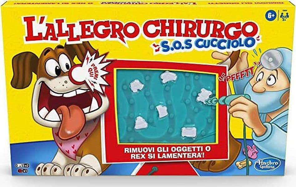 Hasbro-Gaming-L'Allegro-Chirurgo-S.O.S.-Cucciolo