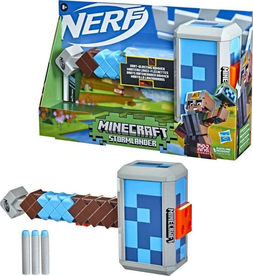 Hasbro Nerf Minecraft Schilling Martello Lancia-Dardi Gioco per Bambini E Ragazzi in Pistole in gommapiuma Cartoleria Deja Vu - Crotone, commercioVirtuoso.it