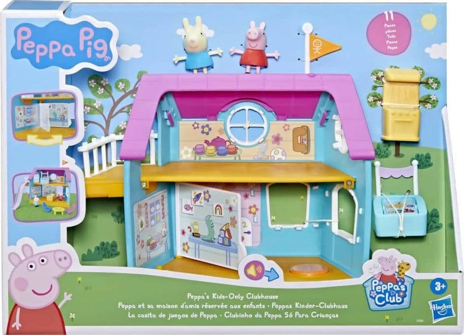 Hasbro Peppa Pig Pep Clubhouse Gioco per Bambini Casa Con 11 Pezzi E 2 Personaggi in Edifici urbani Cartoleria Deja Vu - Crotone, commercioVirtuoso.it