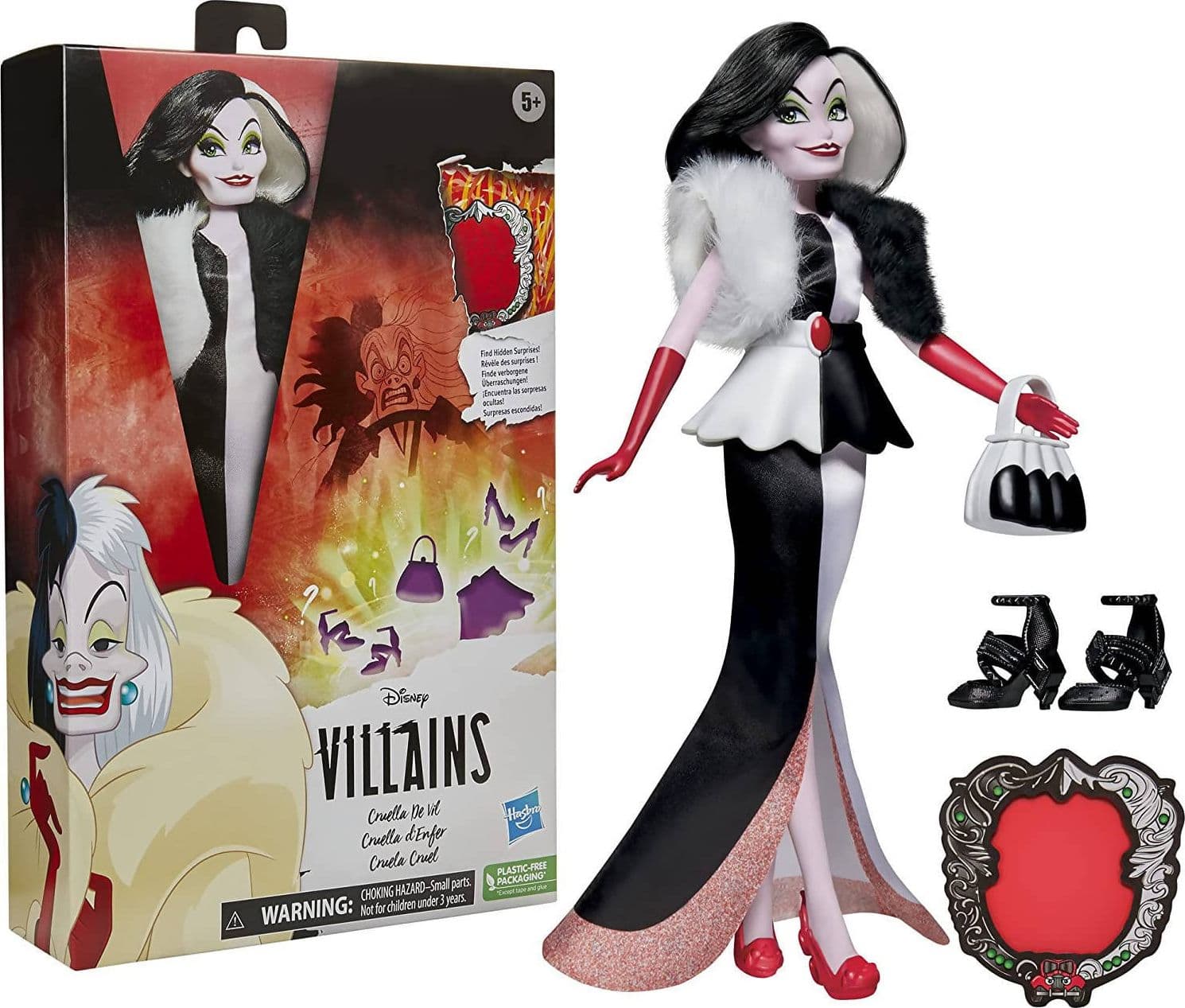 Hasbro Princess Villains Crudelia De Mon Bambola Giocattolo Dal Film La Carica Dei 101 Fashion Doll Con Accessori E Vestiti Rimovibili in Persone Cartoleria Deja Vu - Crotone, commercioVirtuoso.it