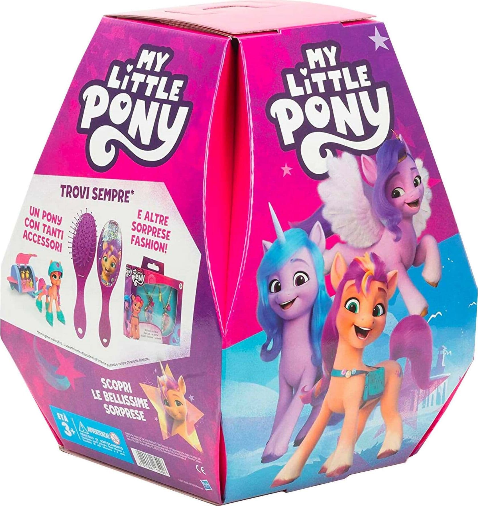 Hasbro Sorpresovo My Little Pony 2023 - Uovo con sorprese e Scatola Che Si trasforma in Uno Scenario del Film in Uova di Pasqua giocattolo Cartoleria Deja Vu - Crotone, commercioVirtuoso.it