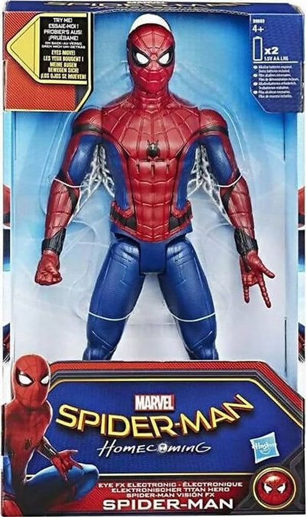 Hasbro Spiderman 30 Cm Personaggio Giocattolo Elettronico Con Effetti Sonori in Personaggi d'azione Cartoleria Deja Vu - Crotone, commercioVirtuoso.it