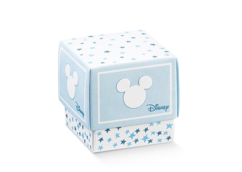 Scatolina Nascita Bimbo Disney Topolino Stars celeste in Bomboniere The King Luxury - San Marcellino, commercioVirtuoso.it