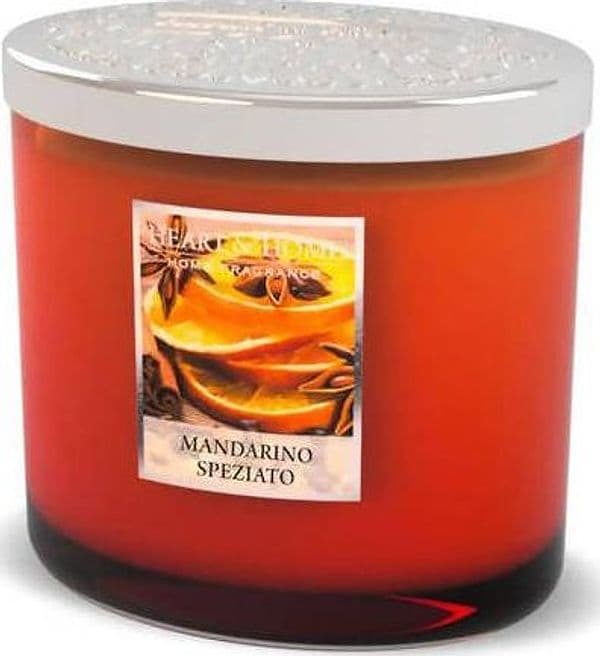 Heart & Home Candela Twin Ellipse in Cera di Soia due Stoppini Mandarino Speziato 230gr. Durata 40 ore Candela Tiziana non solo gioielli - Civitanova Marche, Commerciovirtuoso.it
