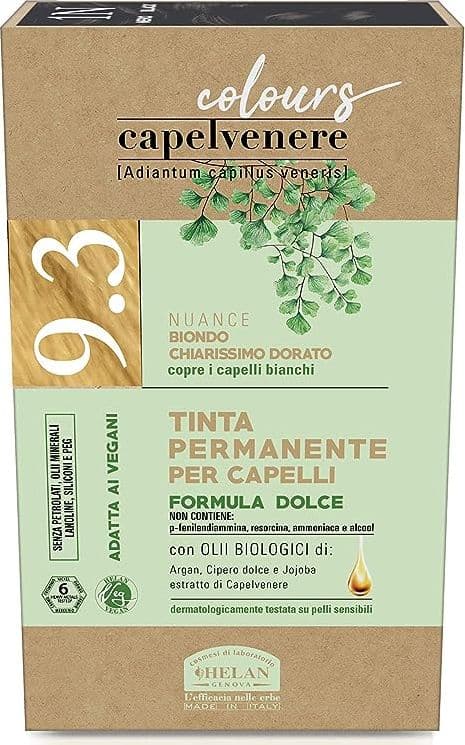 Helan,-Capelvenere-Colours,-9.3,-Biondo-chiarissimo-dorato,-Tinta-permanente-capelli,-senza-ammoniaca