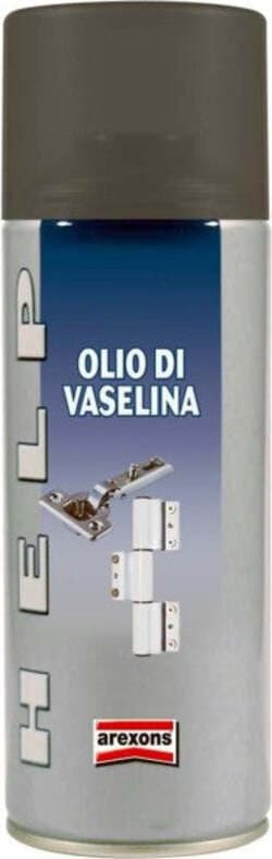 HELP LUBRIFICANTE OLIO DI VASELINA AREXONS 400ML PROTETTIVO BOMBOLETTA SPRY