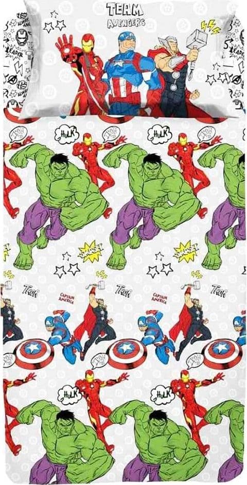 Hermet Completo Lenzuola Letto Singolo 1 Piazza Disney Avengers Marvel Comics Set Letto Avengers 100% Cotone Casa e cucina/Tessili per la casa/Biancheria per la cameretta/Lenzuola e federe/Set di lenzuola e federe La Bottega del Risparmio - Bari, Commerciovirtuoso.it