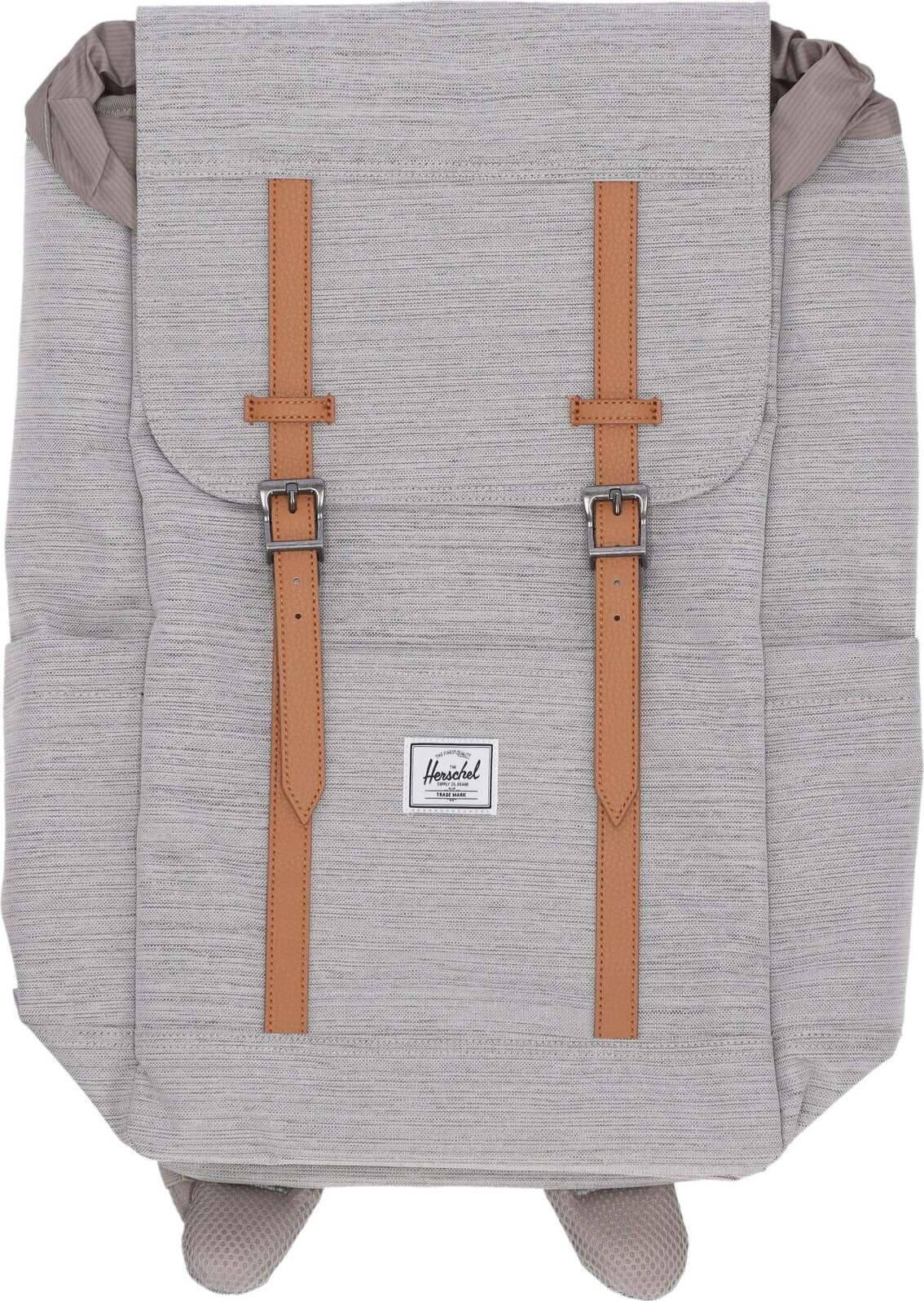 HERSCHEL-Zaino-Unisex-Retreat-Backpack-Light-Grey-Crosshatch-da-uomo