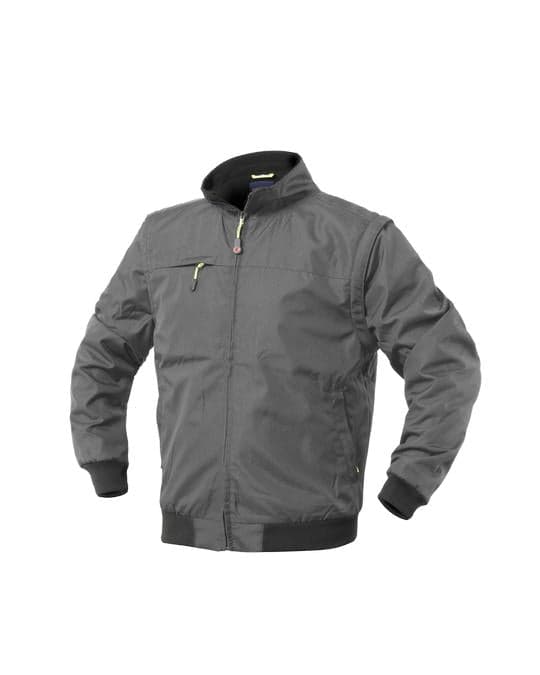Bomber Foderato Seattle Grigio Giacca da Lavoro Invernale con Maniche Staccabili in Giacche sportive e tecniche Dresswork - Como, commercioVirtuoso.it