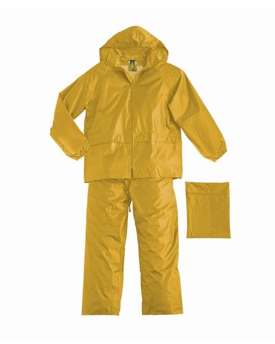 Completo Antipioggia Giallo Giacca e Pantalone Impermeabile in Giacche impermeabili Dresswork - Como, commercioVirtuoso.it