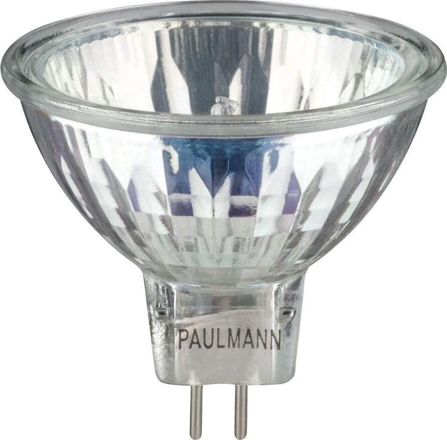 High-voltage-halogen-reflector-lamp,-cold-light-20-W-GU5.3,-silver