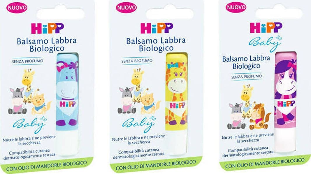 HIPP Balsamo Labbra Biologico senza profumo Burro Cacao Bambini con Olio di Mandorle Bio Cura della Persona Sanitaria Gioia del Bimbo - Villa San Giovanni, Commerciovirtuoso.it