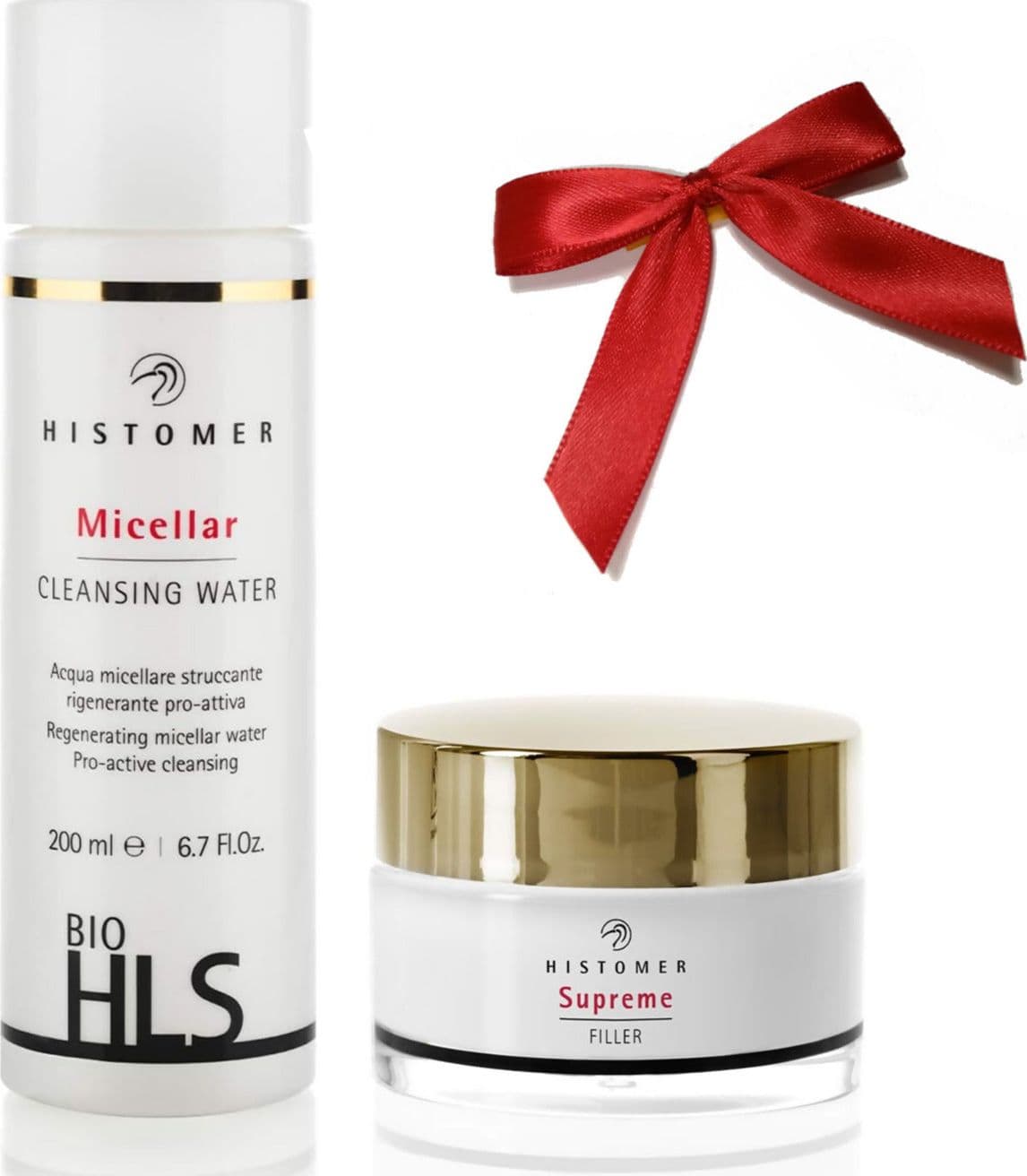 Histomer Kit 1 Acqua Micellare Struccante, Rigenerante Pro-attiva 200ml + 1 Crema Viso 24h Anti-eta' Pelle Matura Supreme Filler 50ml in Set regalo Beauty Sinergy F&C - Treviso, commercioVirtuoso.it