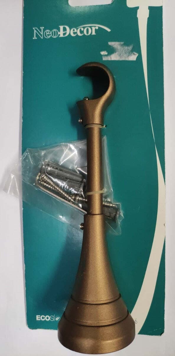 HOME-CONNEXION---NEODECOR---SUPPORTO-PER-TENDA-PROVENZA-BRONZO-DIAMETRO-20MM***