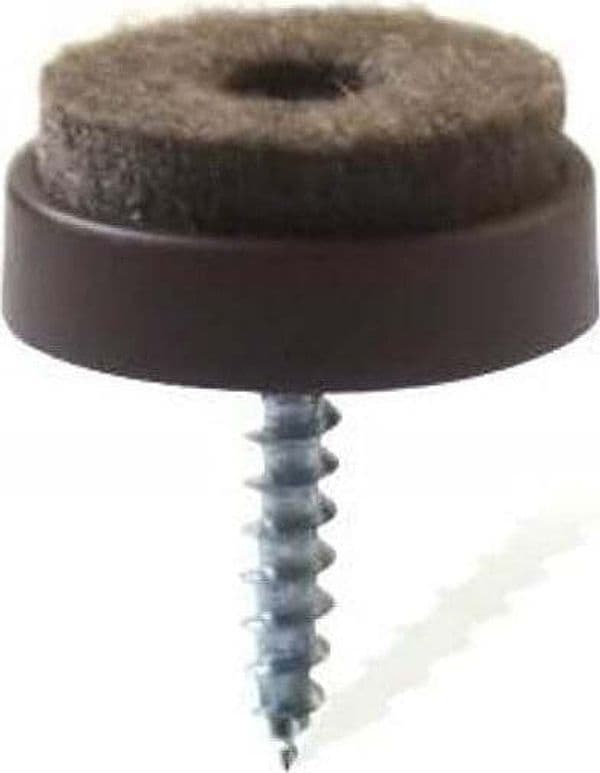 HOME-SYSTEM---SCIVOLI-IN-FELTRO-TONDI-CON-VITE-24-MM-8PZ