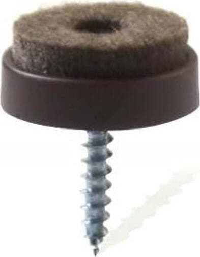 HOME-SYSTEM---SCIVOLI-IN-FELTRO-TONDI-CON-VITE-24-MM-8PZ