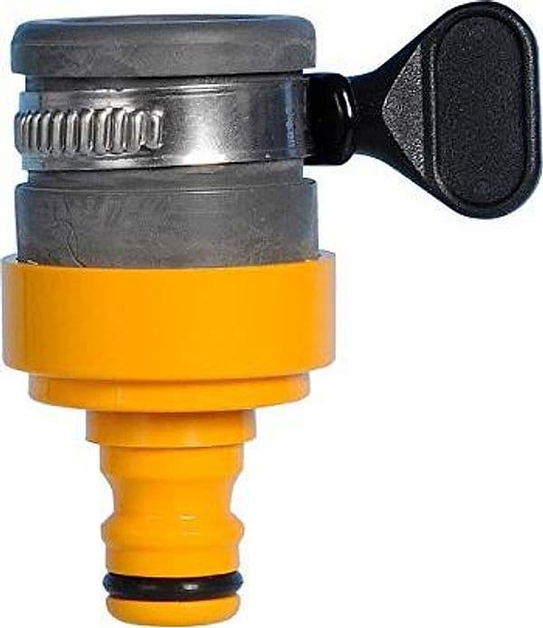 Hozelock-Connettore-per-rubinetto-rotondo,-di-18-mm-massimo-di-diametro,-per-rubinetti-rotondi-e-ovali