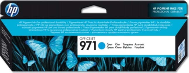 Hp - Cartuccia ink - 971 - Ciano - CN622AE - 2.500 pag Elettronica/Informatica/Stampanti e accessori/Accessori per stampanti a inchiostro e laser/Cartucce d'inchiostro Eurocartuccia - Pavullo, Commerciovirtuoso.it