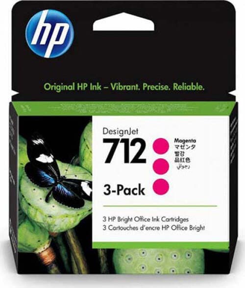Hp - Conf. 3 Cartucce - 712 - Magenta - 3ED78A - 29 ml cad Elettronica/Informatica/Stampanti e accessori/Accessori per stampanti a inchiostro e laser/Cartucce d'inchiostro Eurocartuccia - Pavullo, Commerciovirtuoso.it