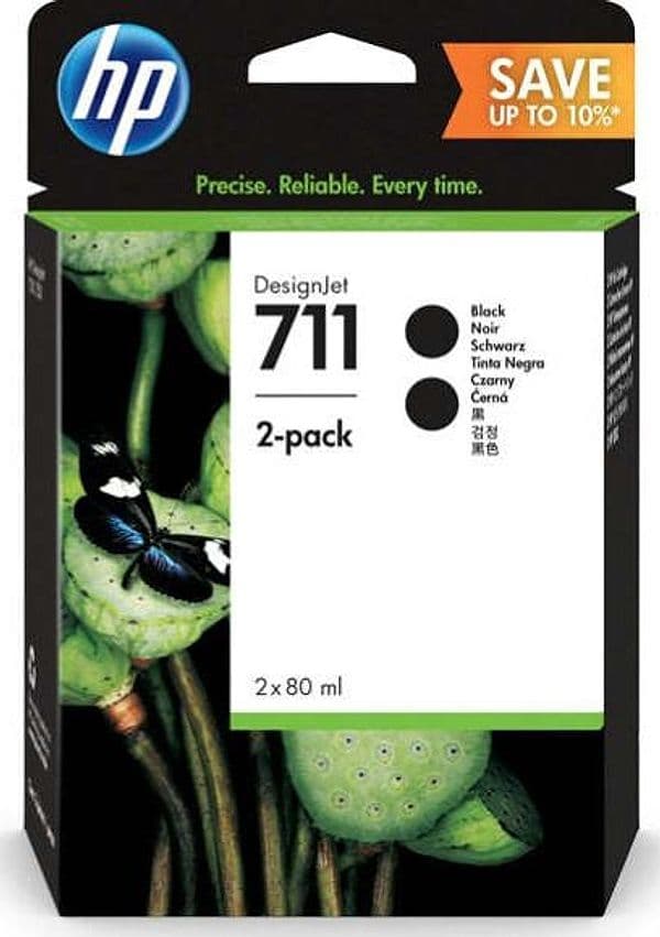 Hp - Confezione 2 cartucce ink - 711 - Nero - P2V31A - 80ml cad Elettronica/Informatica/Stampanti e accessori/Accessori per stampanti a inchiostro e laser/Cartucce d'inchiostro Eurocartuccia - Pavullo, Commerciovirtuoso.it