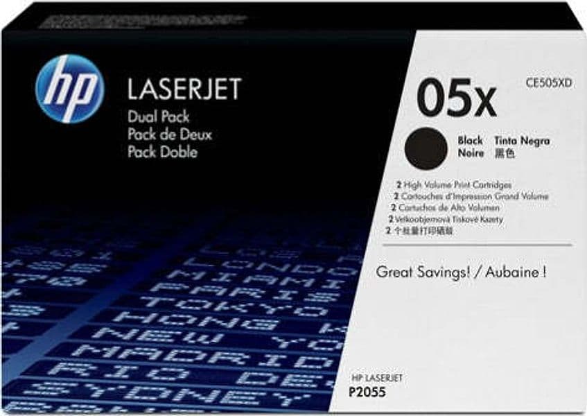 Hp - Confezione 2 Toner - 05X - Nero - CE505XD - 6.500 pag cad Elettronica/Informatica/Stampanti e accessori/Accessori per stampanti a inchiostro e laser/Cartucce d'inchiostro Eurocartuccia - Pavullo, Commerciovirtuoso.it