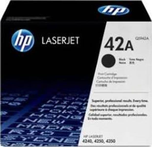 Hp - Toner - 42A - Nero - Q5942A - 10.000 pag Elettronica/Informatica/Stampanti e accessori/Accessori per stampanti a inchiostro e laser/Cartucce d'inchiostro Eurocartuccia - Pavullo, Commerciovirtuoso.it