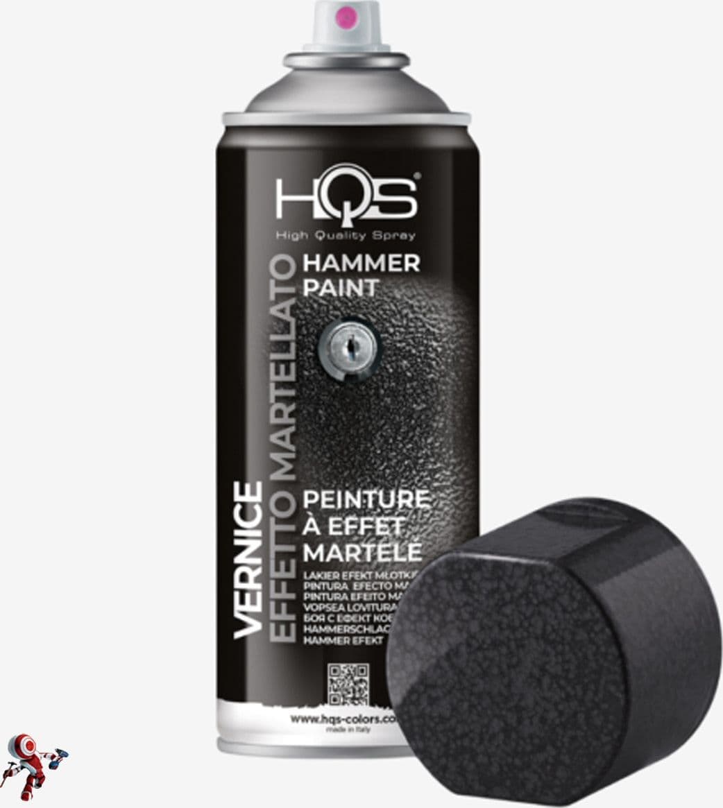 HQS-Bomboletta-di-Vernice-Spray-400ml-Effetto-Martellato-Antracite