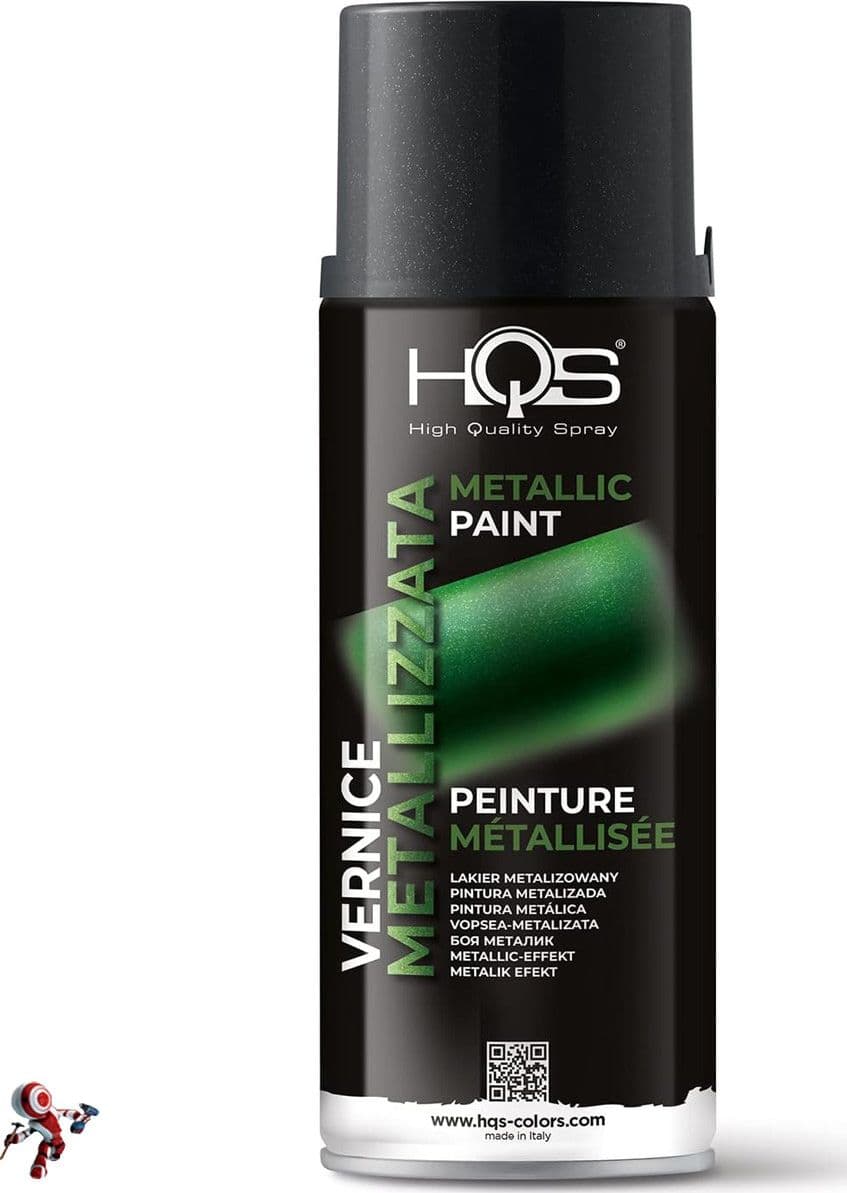 HQS-Bomboletta-di-Vernice-Spray-400ml-Nero-Metallizzato