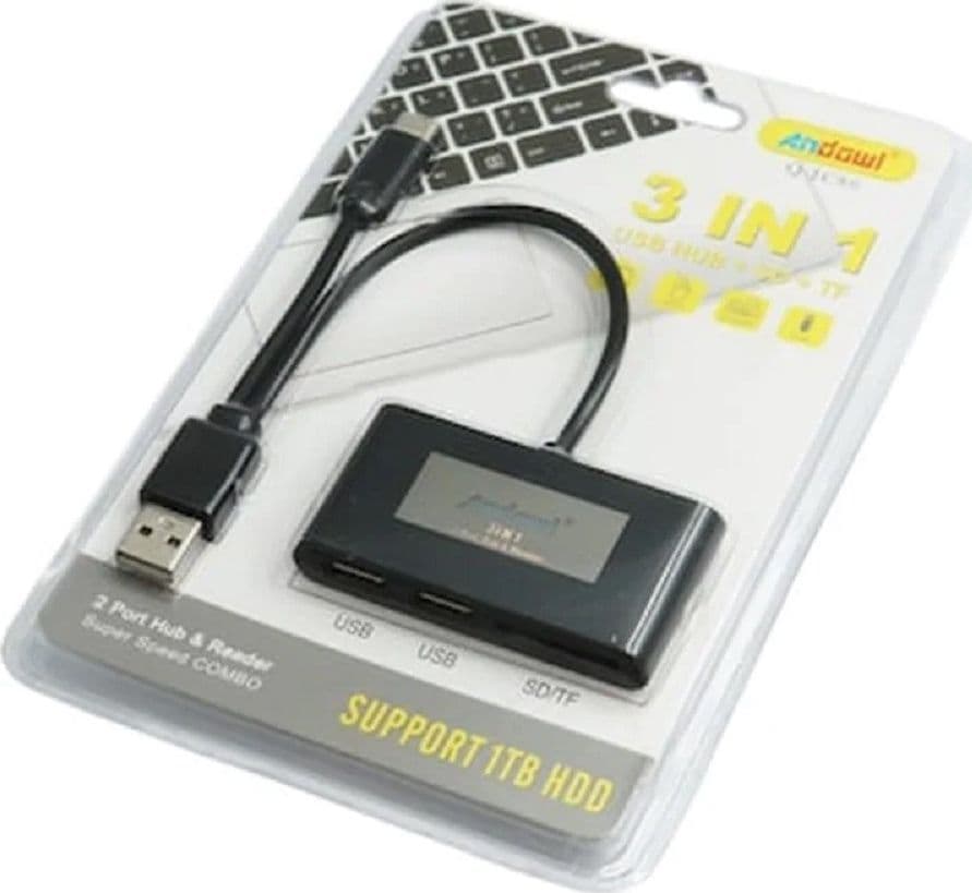 Hub 2 In 1 Usb A/m + Type-c Con 4 Porte Usb Trasmissione Super Veloce Pc Q-jc89 Elettronica/Informatica/Accessori/USB Hub Trade Shop italia - Napoli, Commerciovirtuoso.it