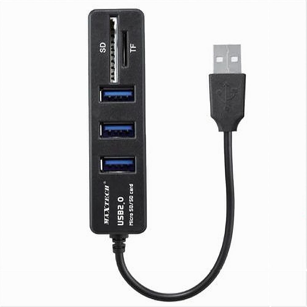 HUB 3 PORTE USB 2.0 + LETTORE DI SCHEDE MEMORIA MICRO SD/SD DATI RICARICA HUB-01 in Lettori schede di memoria esterni Trade Shop italia - Napoli, commercioVirtuoso.it