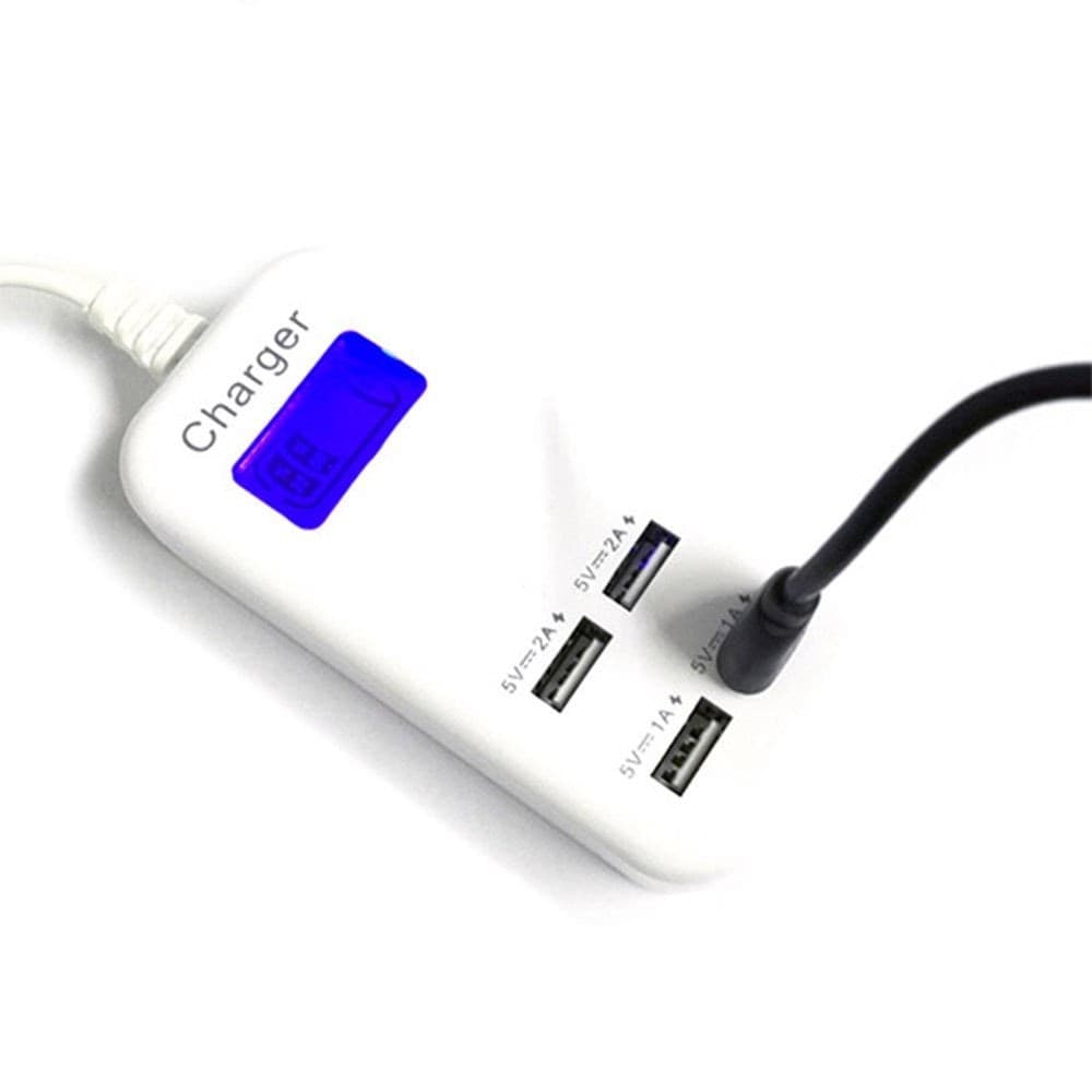 HUB USB 4 PORTE 6A CON DISPLAY LED PER CONTROLLO RICARICA BATTERIA Trade Shop italia - Napoli, Commerciovirtuoso.it