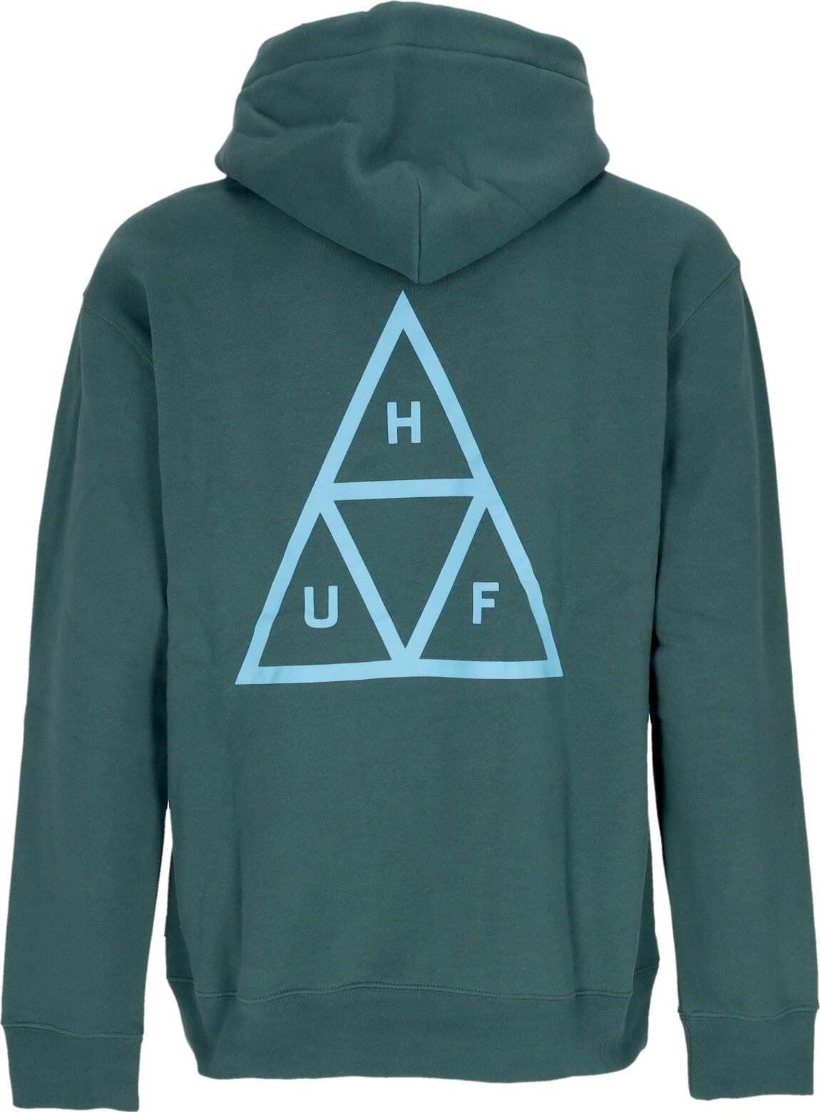 HUF-Felpa-Cappuccio-Uomo-Set-Triple-Triangle-Po-Hoodie-Pine-da-uomo