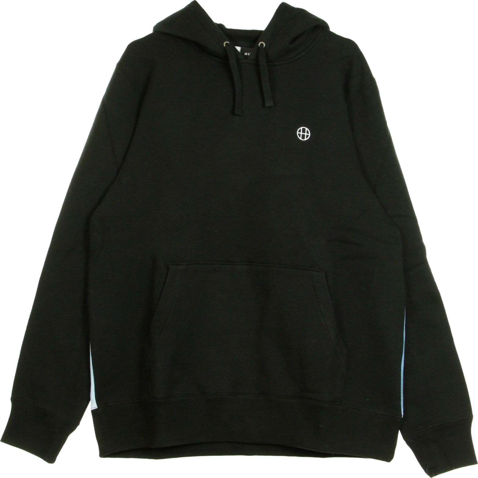 HUF-Felpa-Cappuccio-Uomo-Vivid-P/o-Fleece-Black-da-uomo