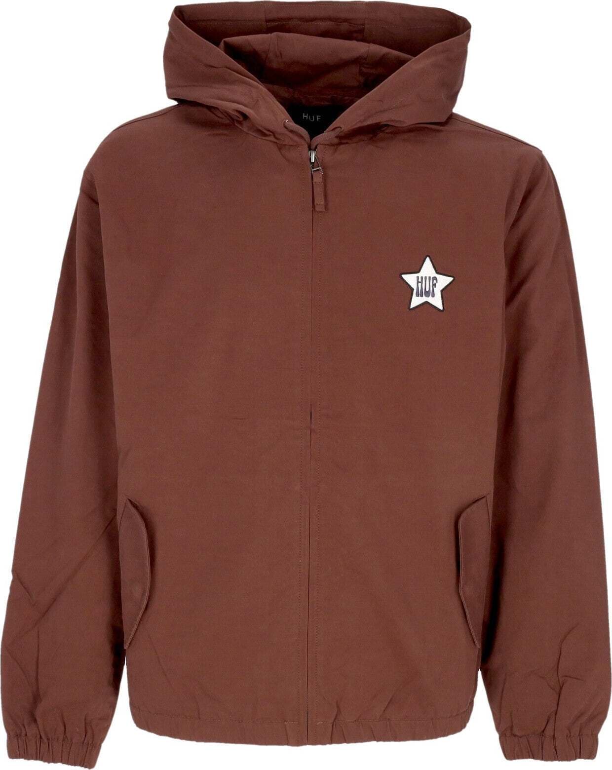 HUF-Giubbotto-Uomo-H-Stardust-Jacket-Eggplant-da-uomo