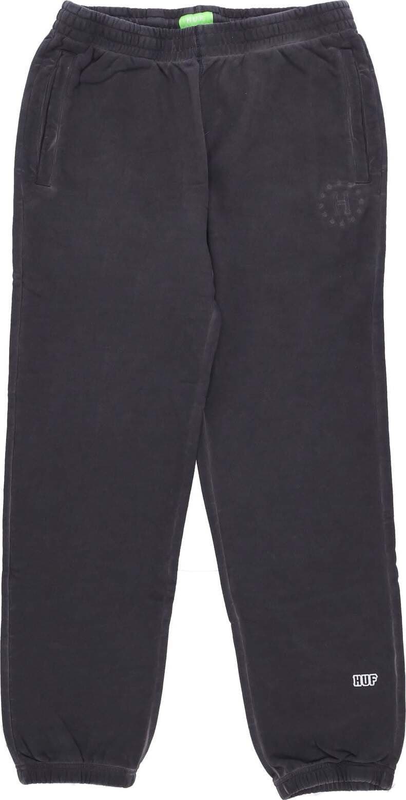 HUF-Pantalone-Tuta-Felpato-Uomo-u-Gun-Metal-da-uomo
