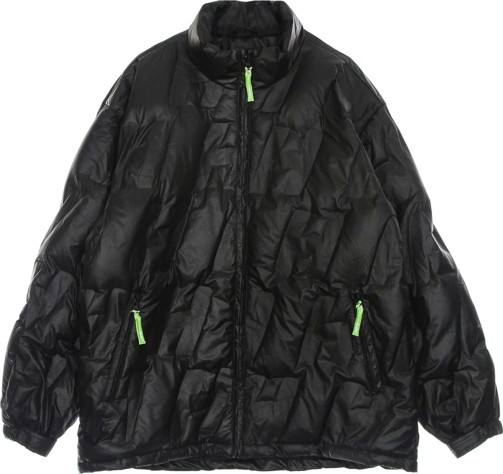 HUF-Piumino-Uomo-Monogram-Puffer-Jacket-Black-da-uomo