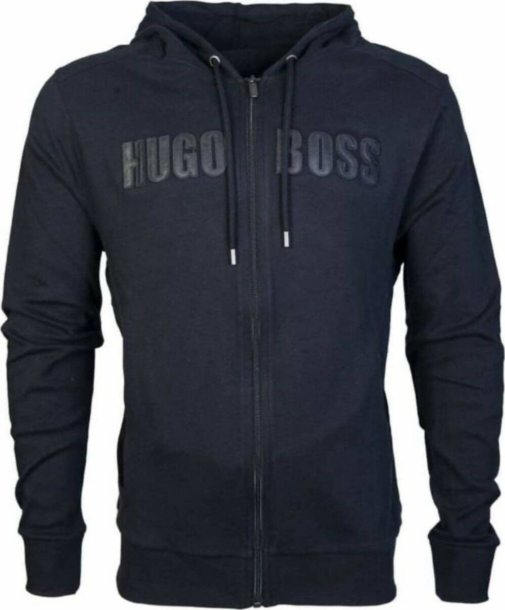 Hugo Boss Felpa Uomo con Cappuccio Full Zip Maxi Logo 84% Cotone Felpa Classica Felpa Hugo Boss con Cappuccio e zip Euforia - Bronte, Commerciovirtuoso.it