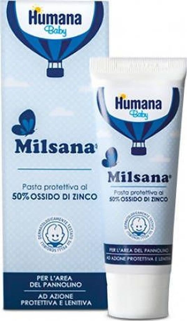 Humana Baby Milsana 50 Ml Con Ossido Di Zinco Al 50% Ideale Per Secchezza, Arrossamento Ed Irritazione Igiene e Cura del Corpo Sanitaria Gioia del Bimbo - Villa San Giovanni, Commerciovirtuoso.it