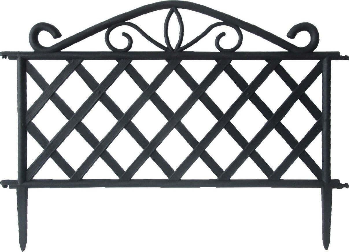 I Giardini del Re Staccionata Nera in ABS a Pannelli Steccato 47,5x36h cm Nero Fai da te/Prodotti per la costruzione/Materiali da costruzione/Pavimenti di legno e recinzioni/Ringhiere e staccionate/Staccionate Ferus - Montoro, Commerciovirtuoso.it